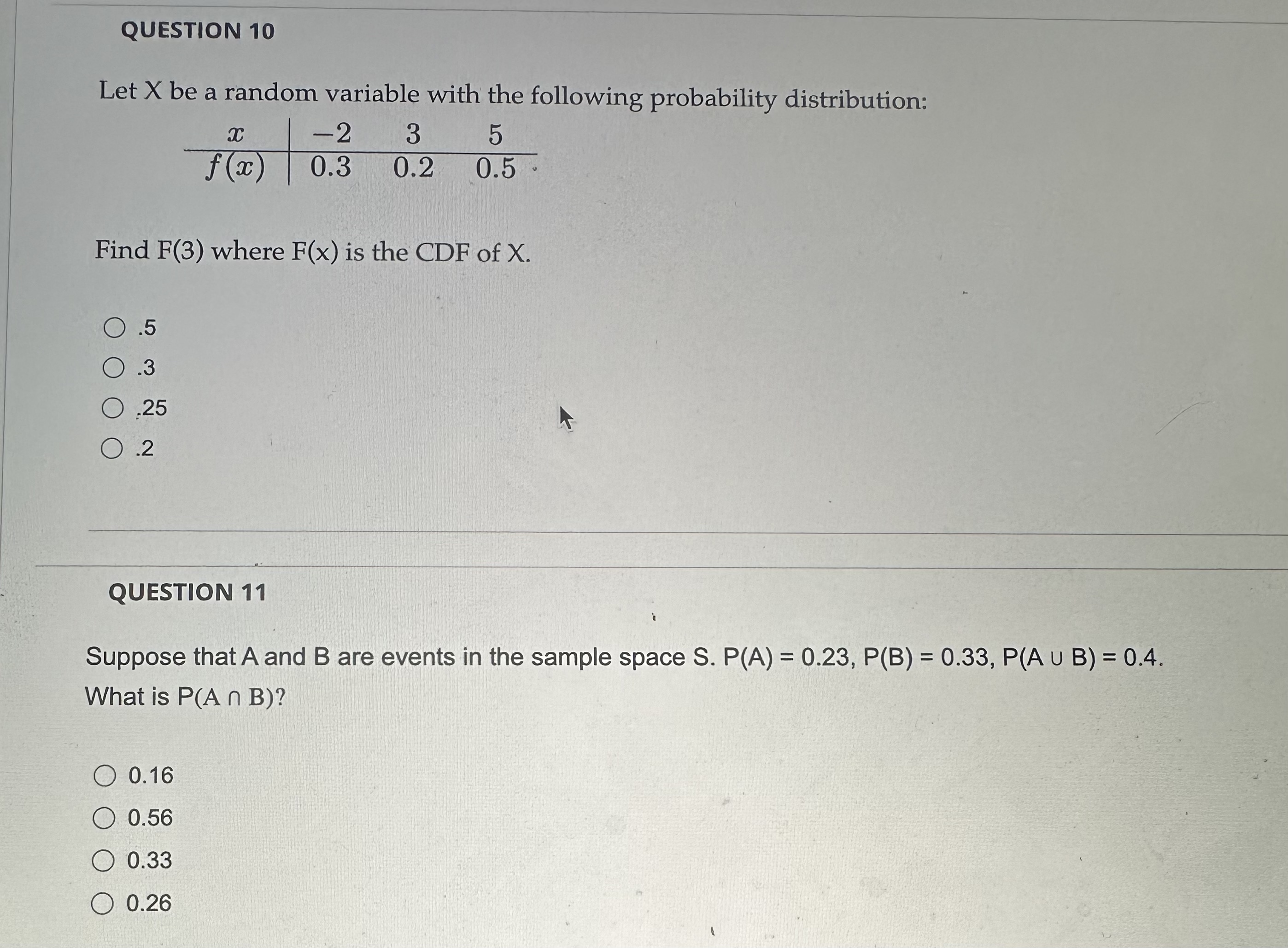 Solved Let X be a random variable with the following | Chegg.com