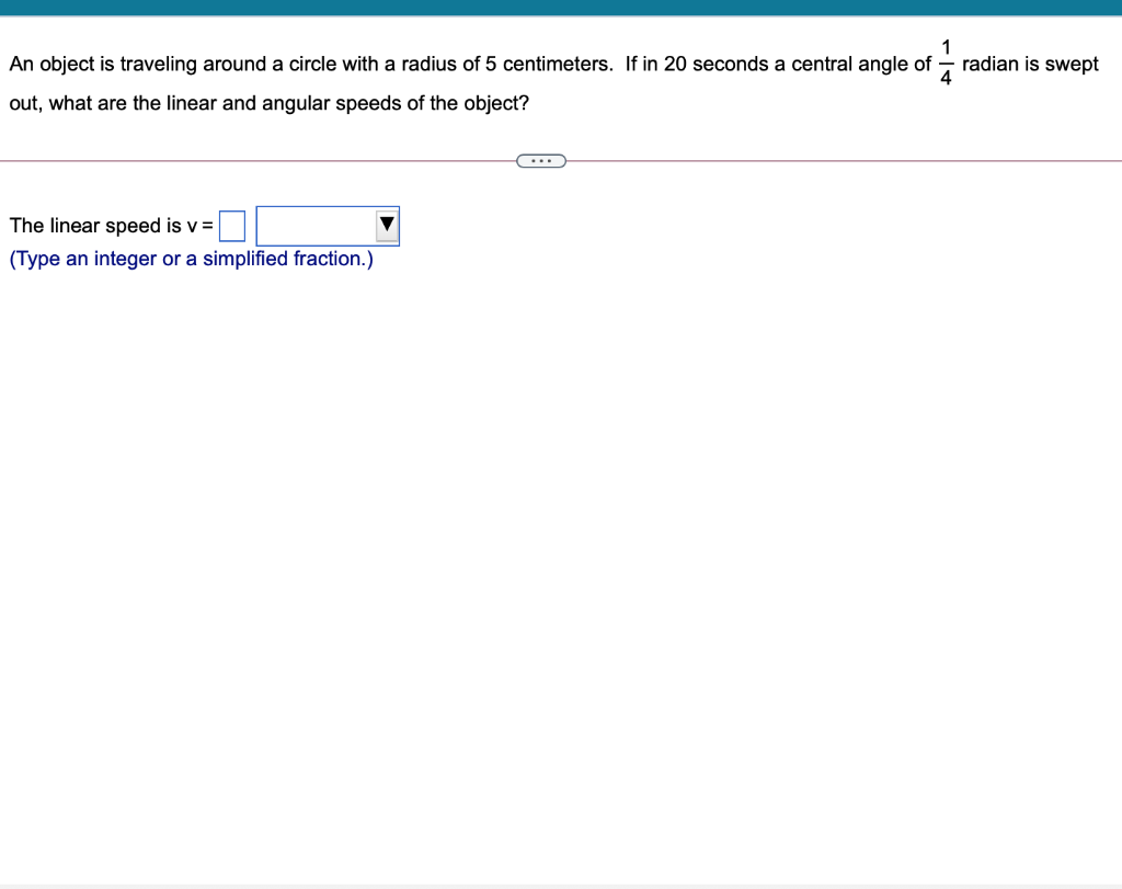 Solved An object is traveling around a circle with a radius | Chegg.com