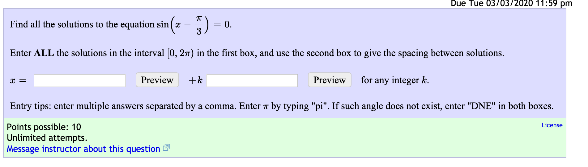 Solved Due Tue 03/03/2020 11:59 pm Find all the solutions to | Chegg.com