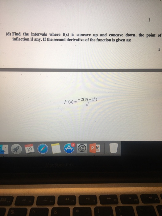Solved Find the intervals where f(x) is concave up and | Chegg.com