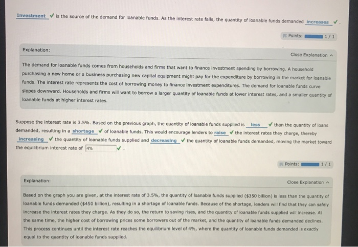 Solved 4 Supply And Demand For Loanable Funds The Following Chegg