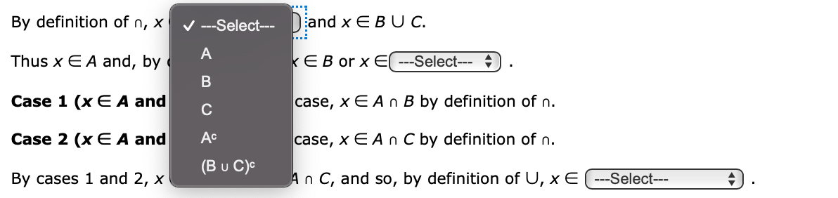 Solved Consider The Following Statement. For All Sets A, B, | Chegg.com