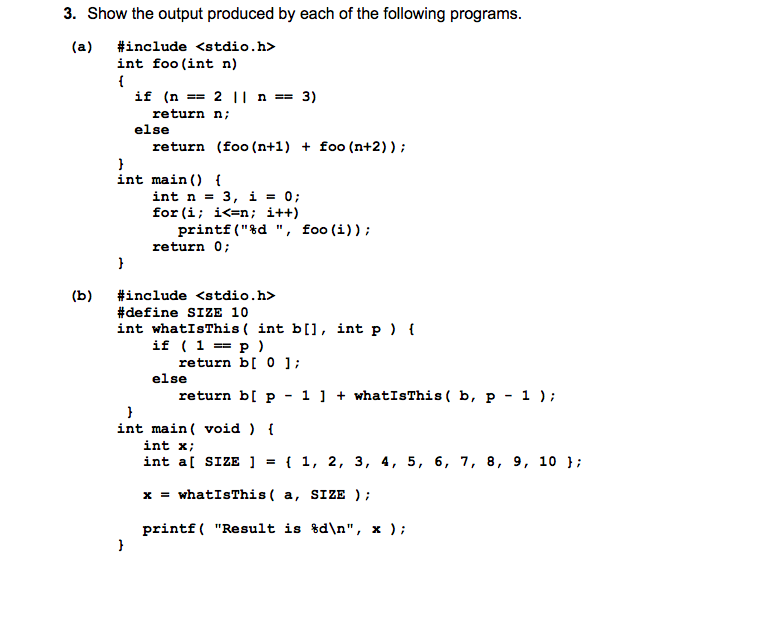 Solved 1. The following function is supposed to return true | Chegg.com