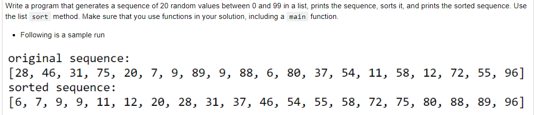 Solved Write a program that generates a sequence of 20 | Chegg.com