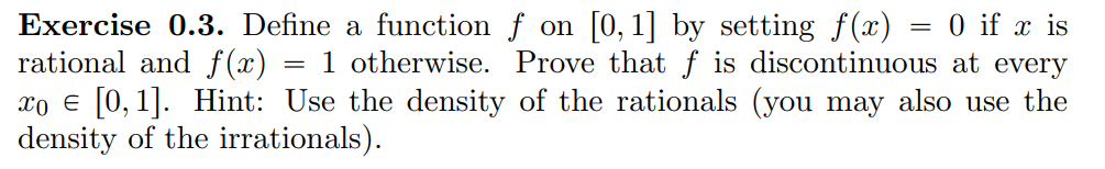 Solving Rational Equations Density Problem Solved How to prove it using the density of the rationals or | Chegg.com