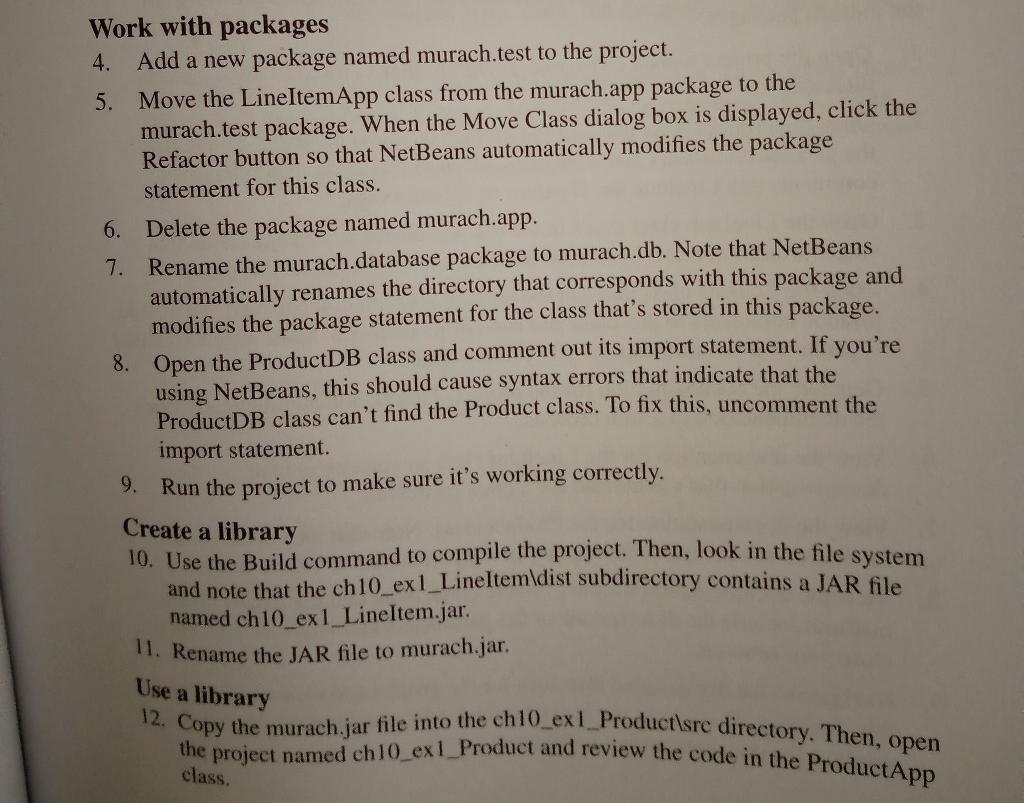 Exercise 10-1 Work with packages and libraries This | Chegg.com