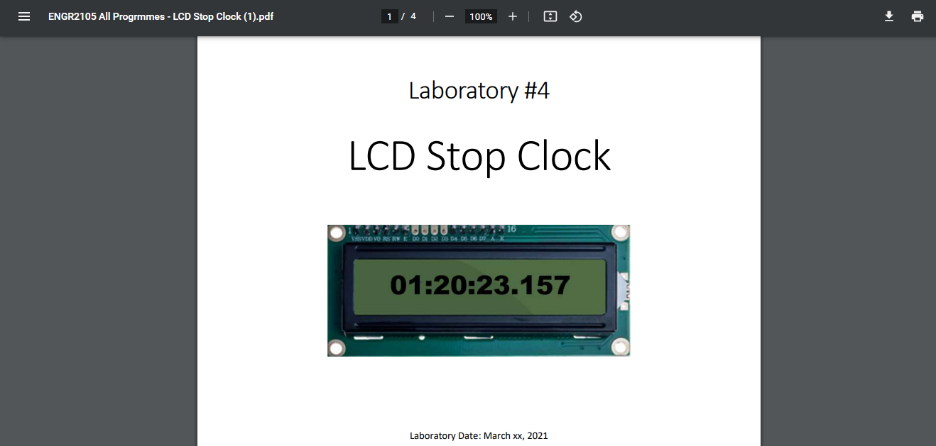 Instructions Develop an embedded system based