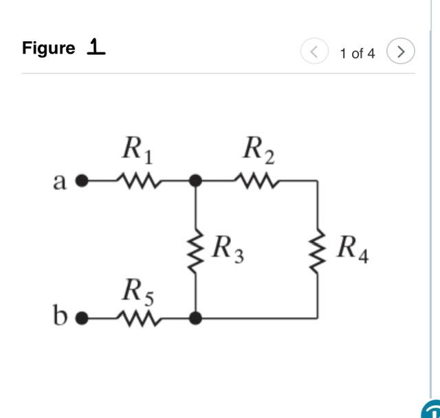 Solved Figure 1 R1 R2 w a R3 RA RS b Part A Find | Chegg.com
