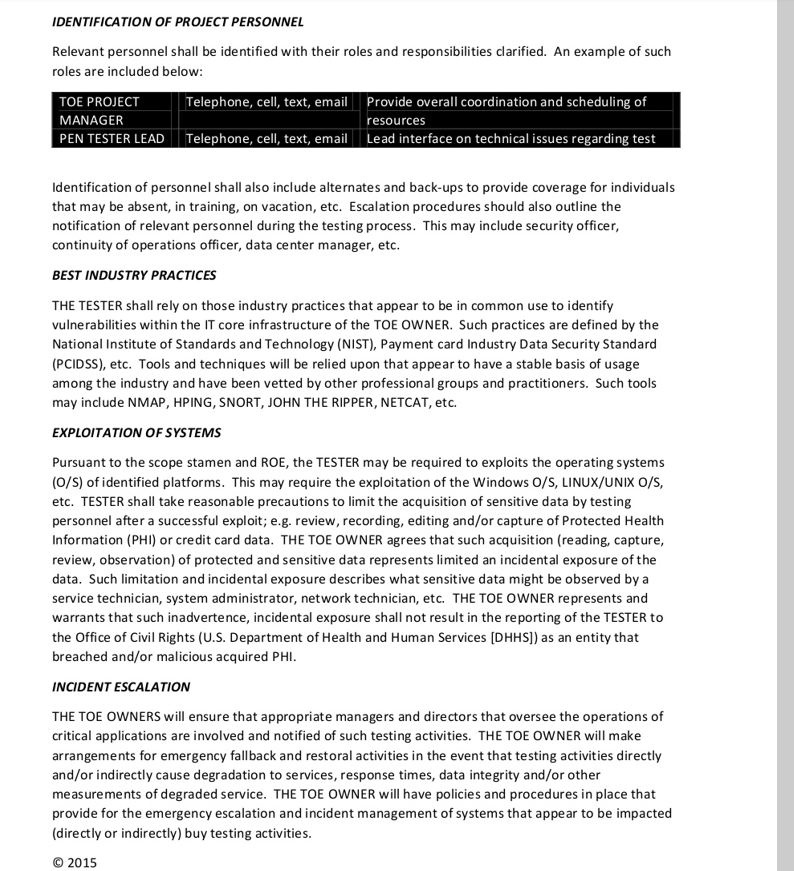 what changes we should make in the test