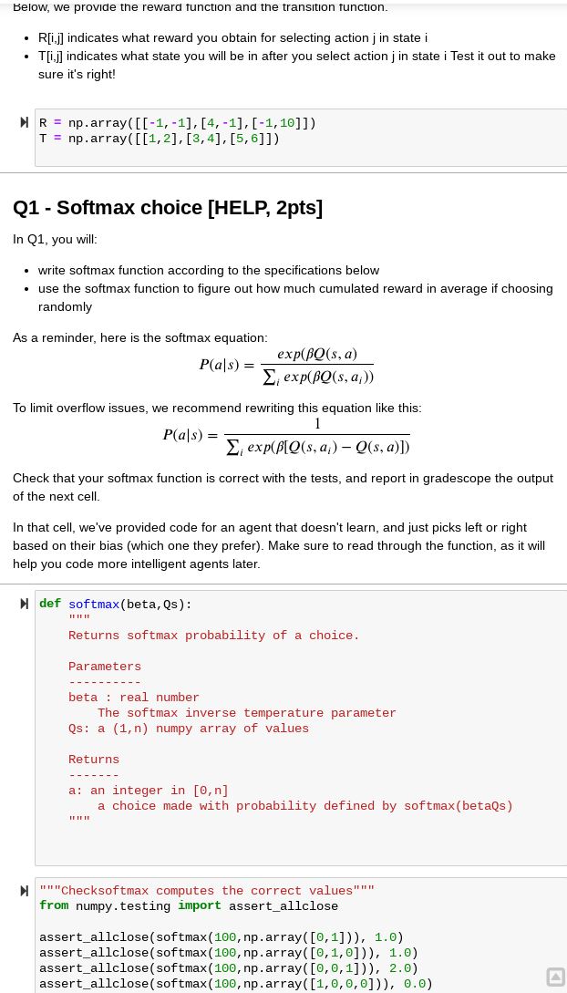 Solved Below We Provide The Reward Function And The Tran Chegg Com