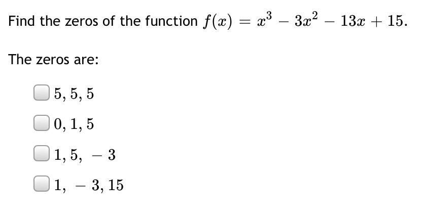 find the zeros of the function f x 2x2 3x 5