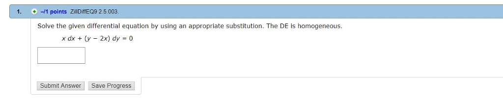 Solved I need help solving these DE problems please include | Chegg.com