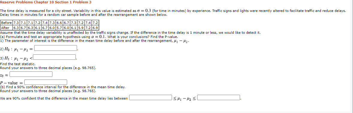 Solved Reserve Problems Chapter 10 Section 1 Problem 3 The | Chegg.com