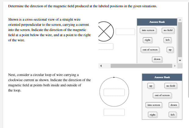 Solved Determine the direction of the magnetic field | Chegg.com