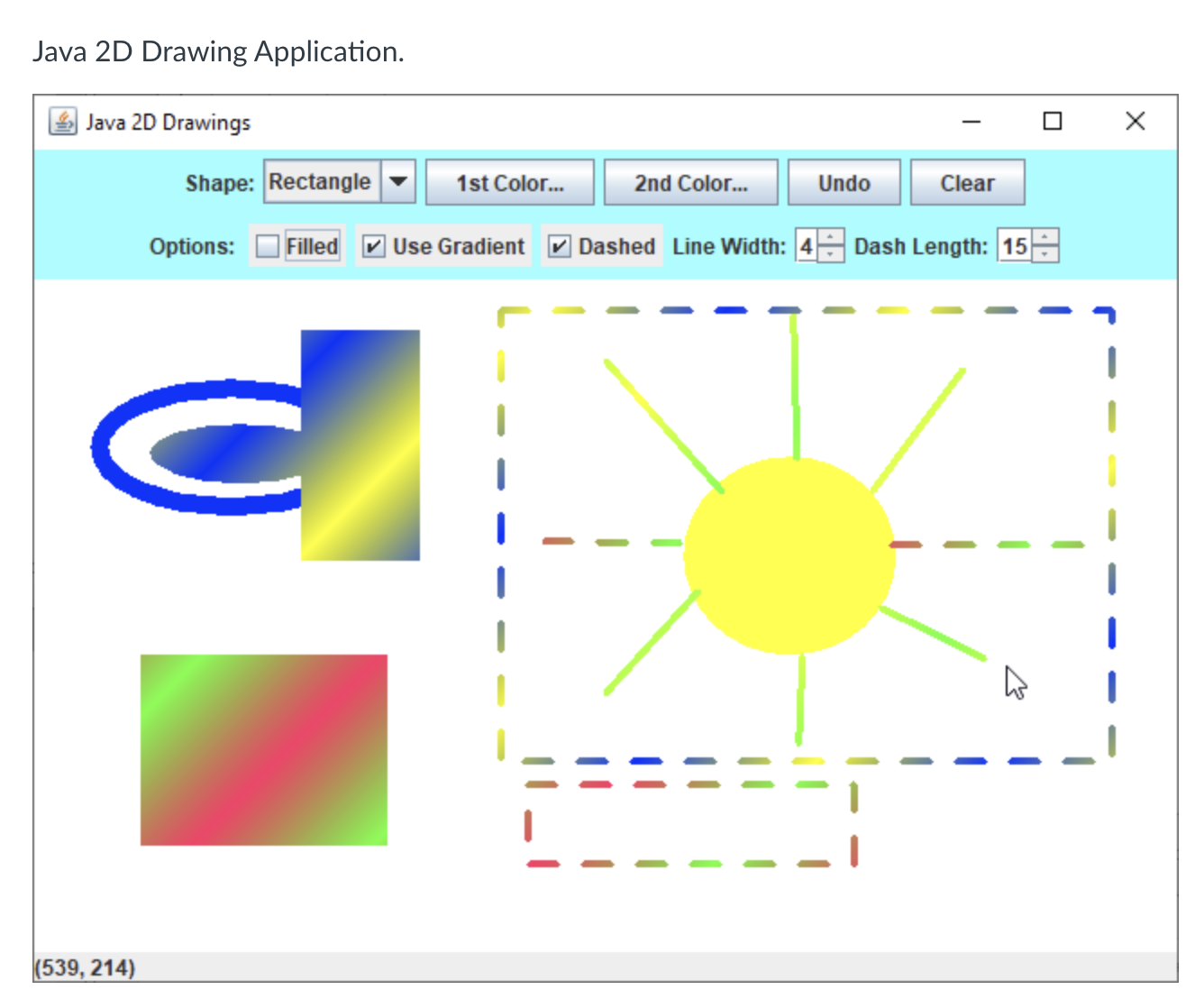 programming assignment 5 2d drawing application