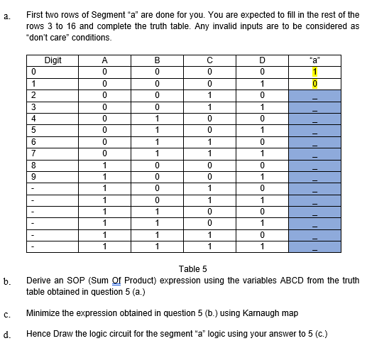 Solved In a 7-segment display, each of the seven segments is | Chegg.com