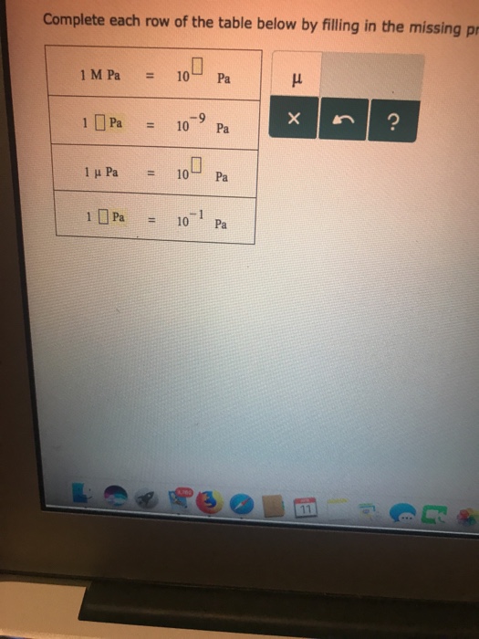 Solved Complete each row of the table below by filling in | Chegg.com