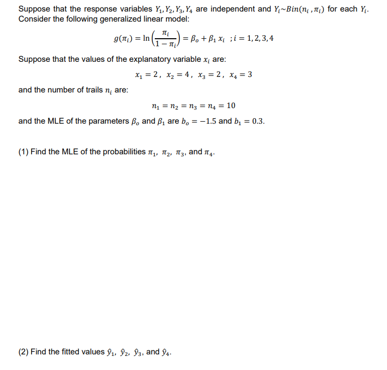 Solved Let θ^ be the maximum likelihood estimate (MLE) of θ, | Chegg.com