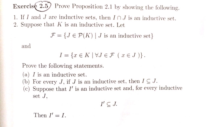 Solved Prove Proposition 2.1 by showing the following. 1. | Chegg.com