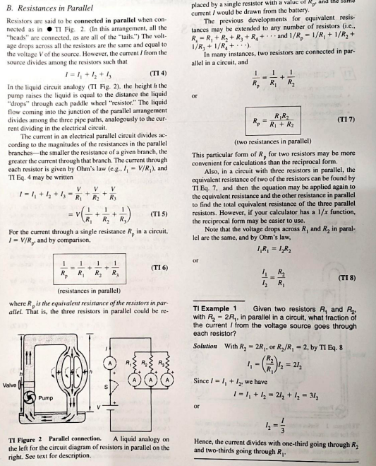 OVERVIEW Experiment Examines Resistances In Parallel | Chegg.com