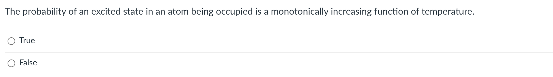 Solved The probability of an excited state in an atom being | Chegg.com