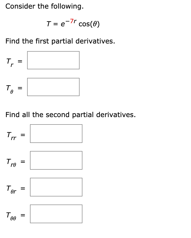Solved show all steps and answers to all parts | Chegg.com