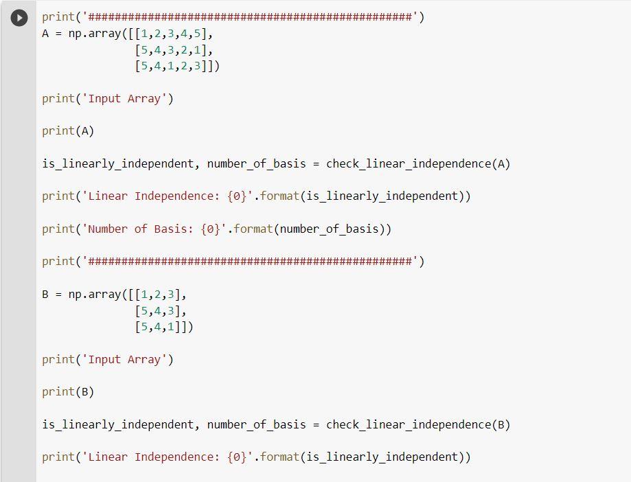 Solved Q: Write a function that will check whether the | Chegg.com