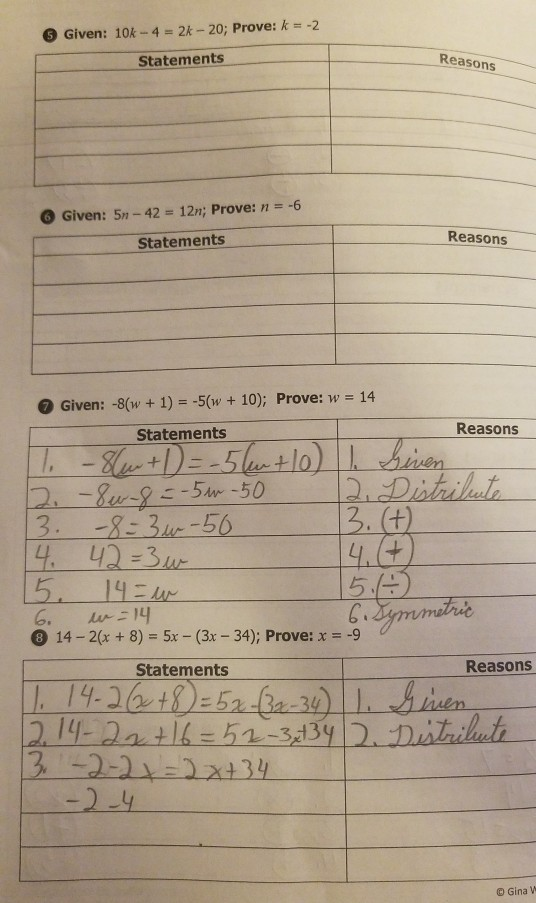 Solved Given 10k 4 2k Prove K 2 Statements Chegg Com Solved Given 10k 4 2k Prove K 2 Statements Chegg Com