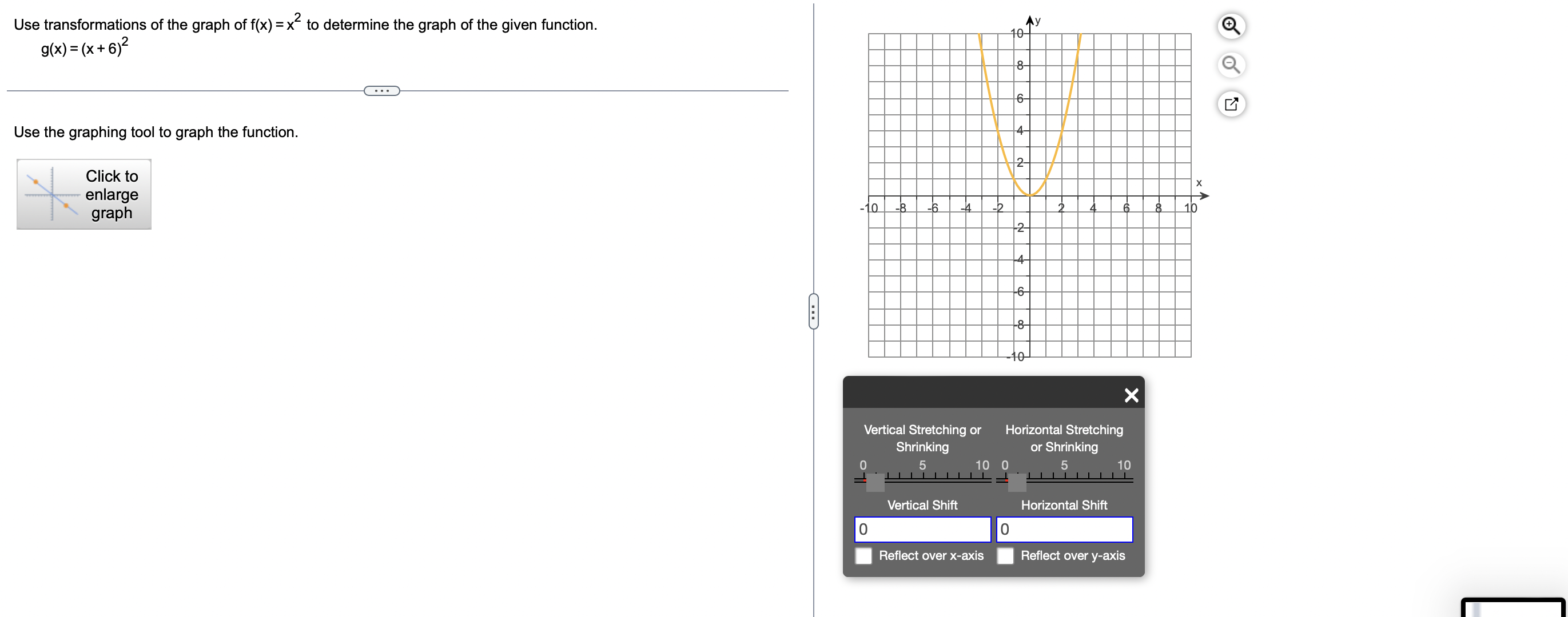 solved-use-transformations-of-the-graph-of-f-x-x2-to-chegg