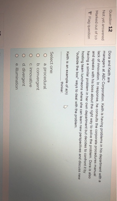 Solved Question 12 Not yet answered Marked out of 10 and | Chegg.com