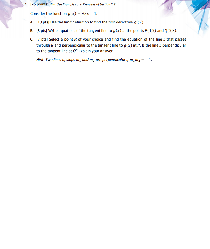 Solved 3. (25 points] Hint: See Examples and Exercises of | Chegg.com