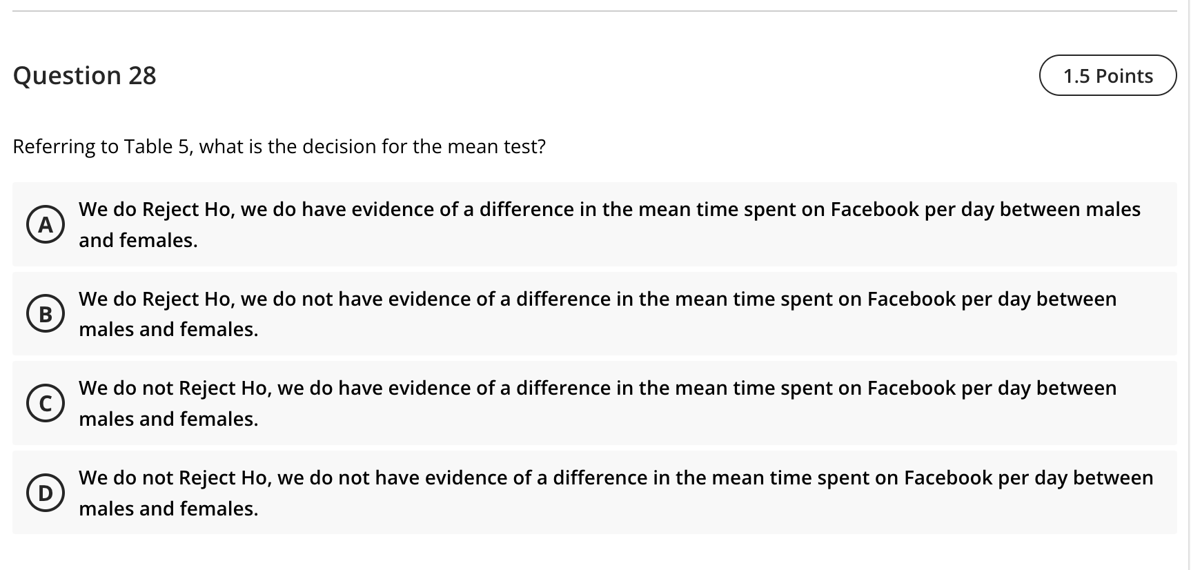 Question 24 An article appearing in The Exponent, an | Chegg.com