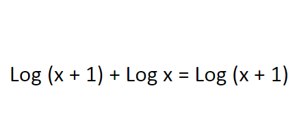 Solved Log (x + 1) + Log x = Log (x + 1) | Chegg.com