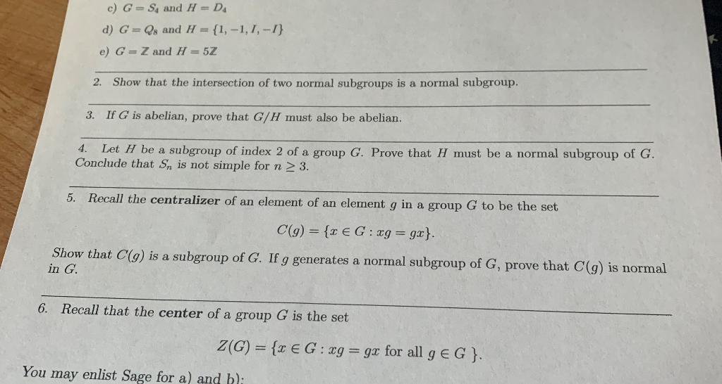 Solved C Gs And H D D G Qs And H 1 1 1 1 E G Z Chegg Com