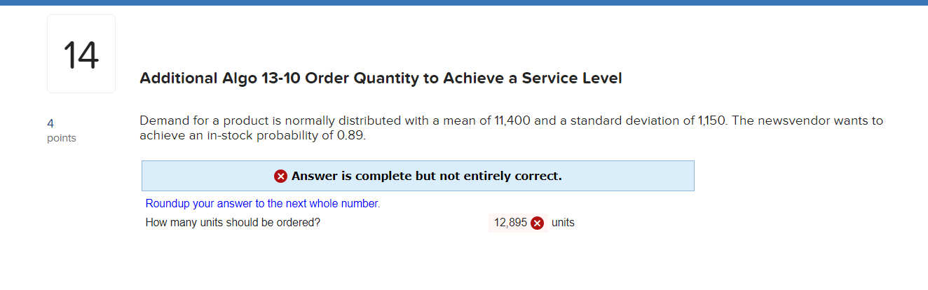 Solved Another person solved it on chegg and got 12,895 but | Chegg.com