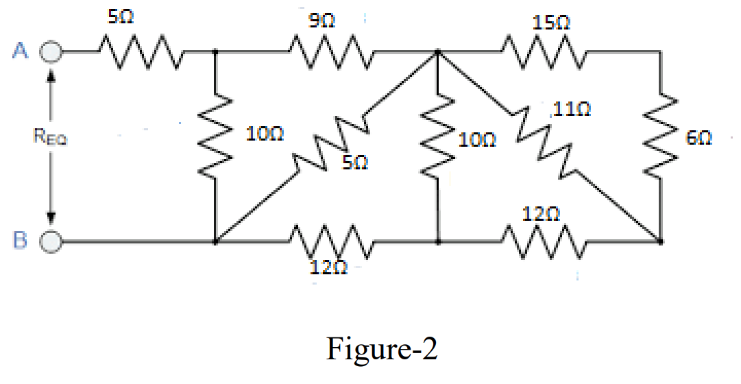 Solved Find The Equivalent Resistance Across A-B For The | Chegg.com