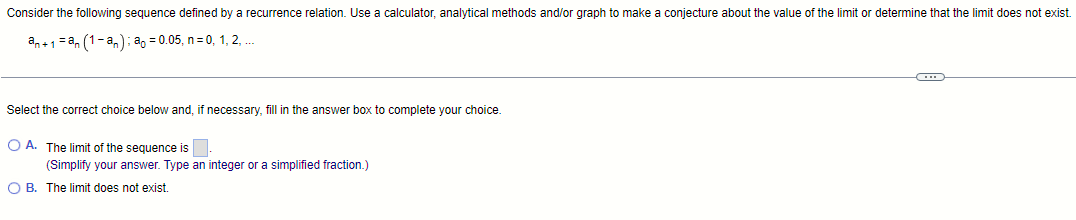 Solved Consider the following sequence defined by a | Chegg.com
