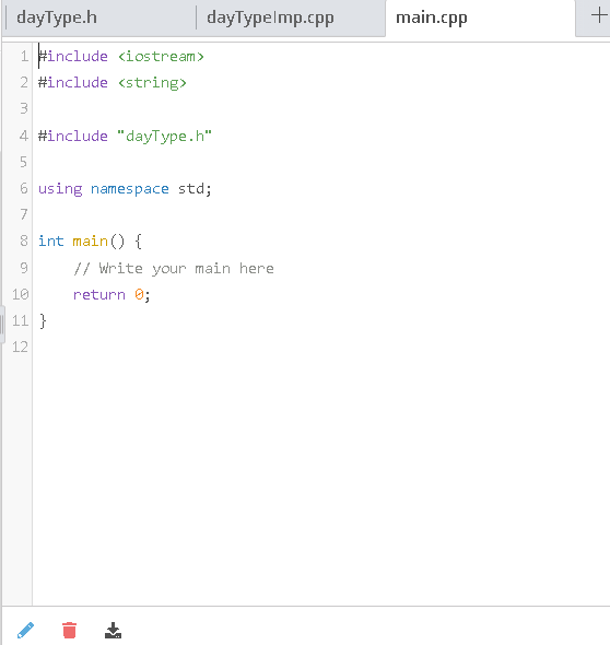 Solved Write a C++ Program. Write the definitions of the | Chegg.com