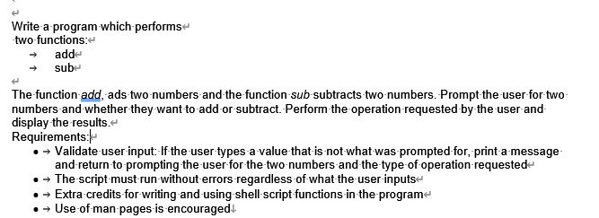 Solved e Write a program which performs two-functions: add | Chegg.com