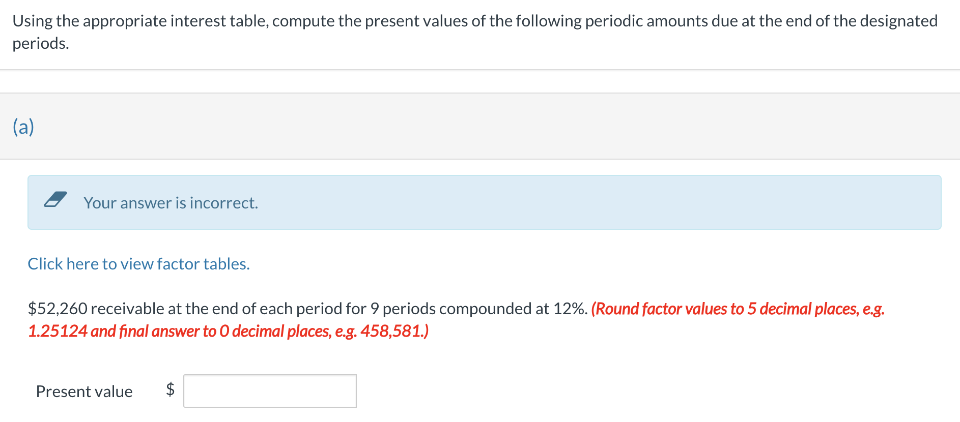 Solved Using the appropriate interest table, compute the | Chegg.com