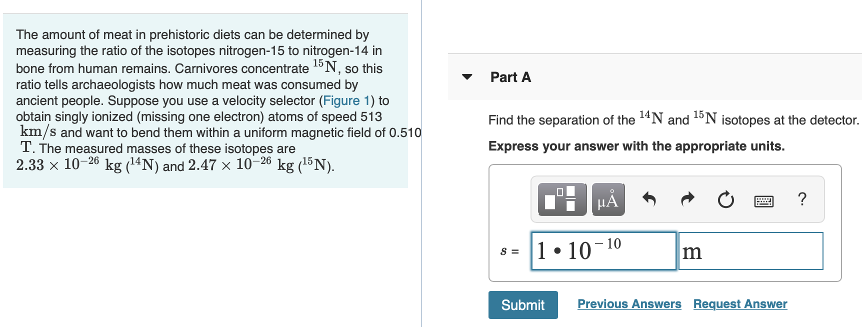 Solved Part A The amount of meat in prehistoric diets can be | Chegg.com