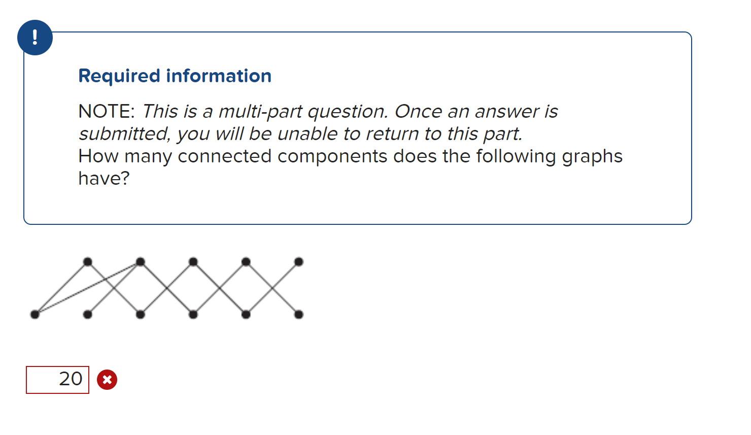 Solved ! Required information NOTE: This is a multi-part | Chegg.com
