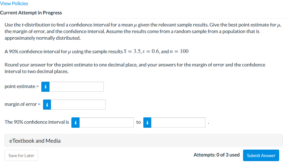Solved View Policies Current Attempt in Progress Use the | Chegg.com