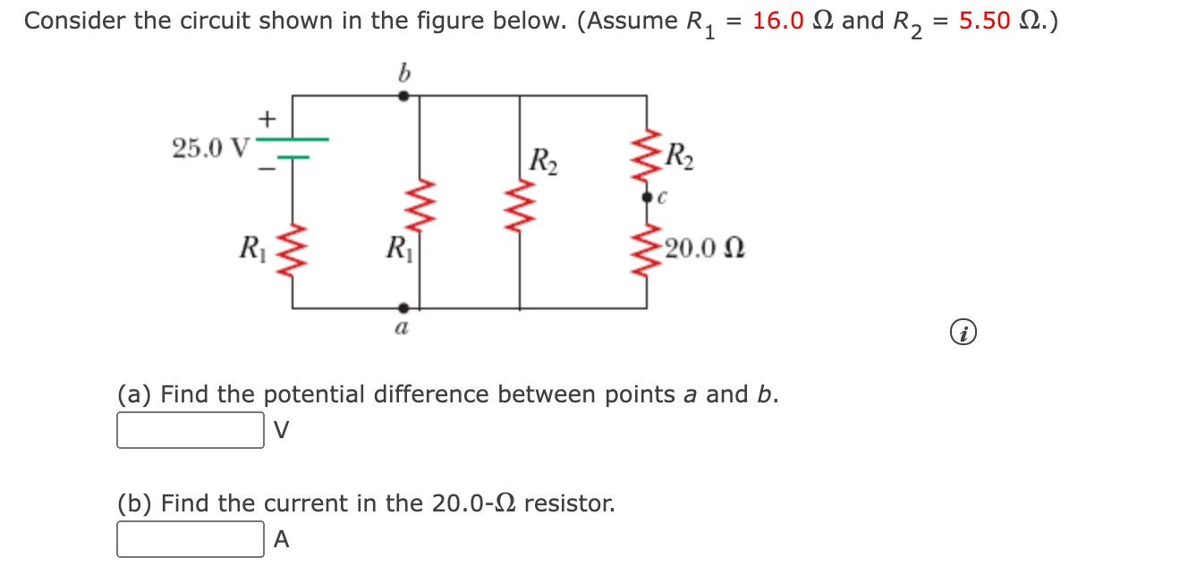 Solved Consider The Circuit Shown In The Figure Below. | Chegg.com