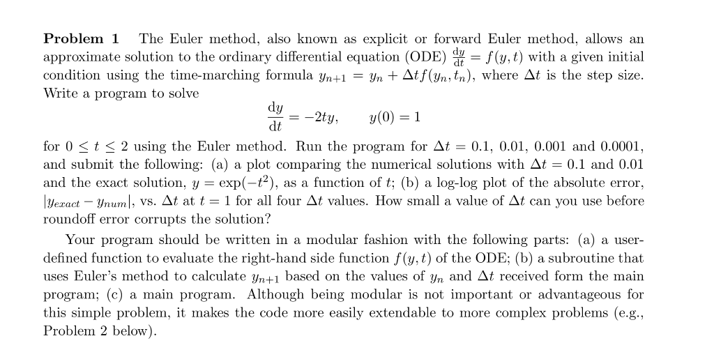 Explicit Forward Euler Method