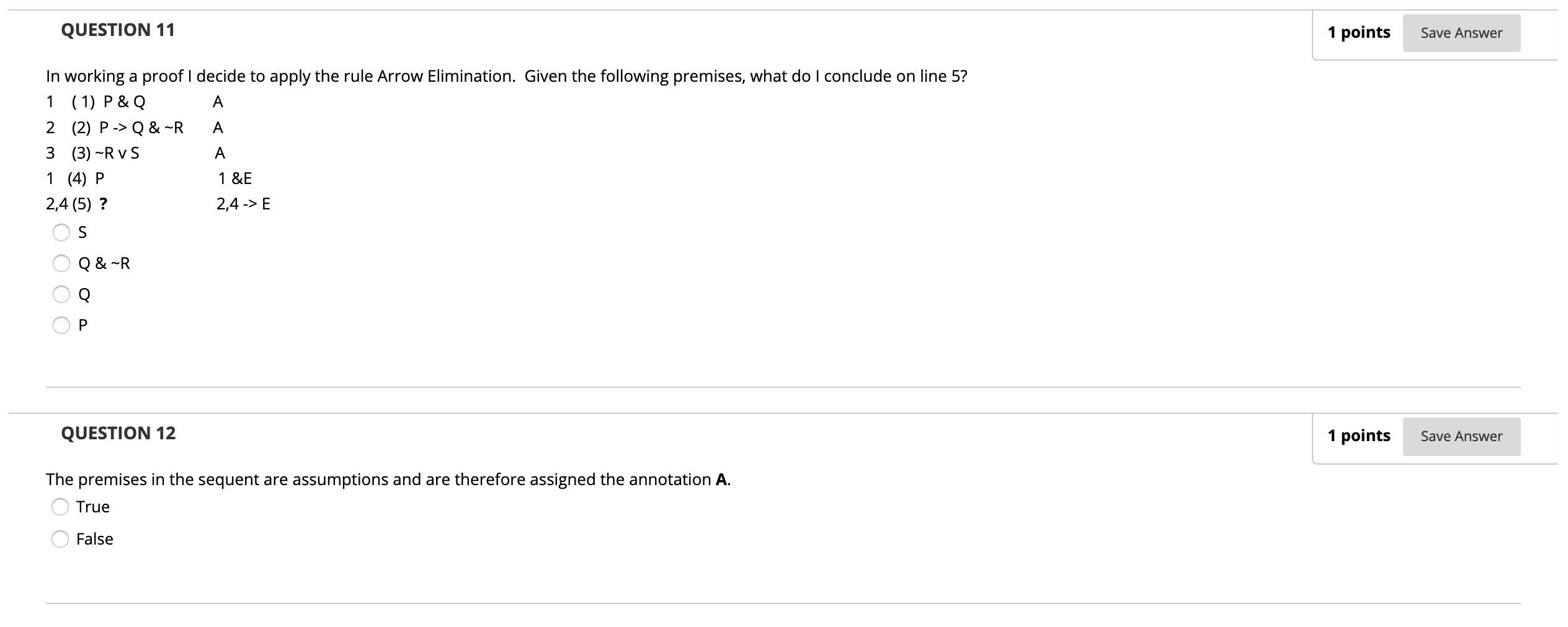 Solved QUESTION 11 1 points Save Answer In working a proof I | Chegg.com