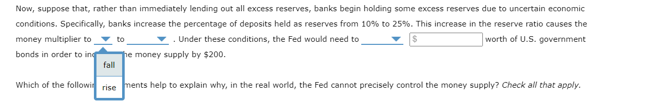 Solved Consider a banking system where the Federal Reserve | Chegg.com