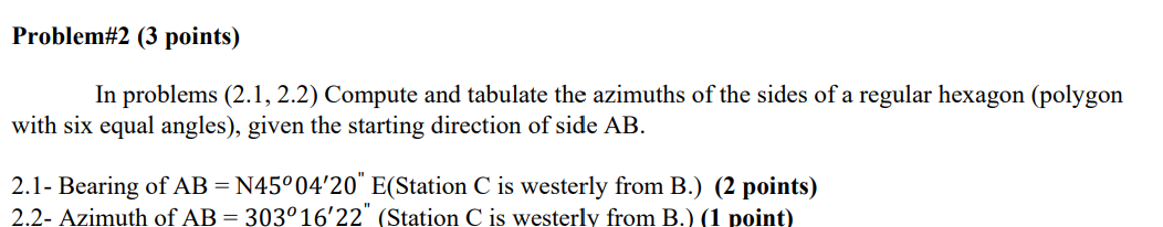 Solved Problem#2 (3 Points) In Problems (2.1, 2.2) Compute 