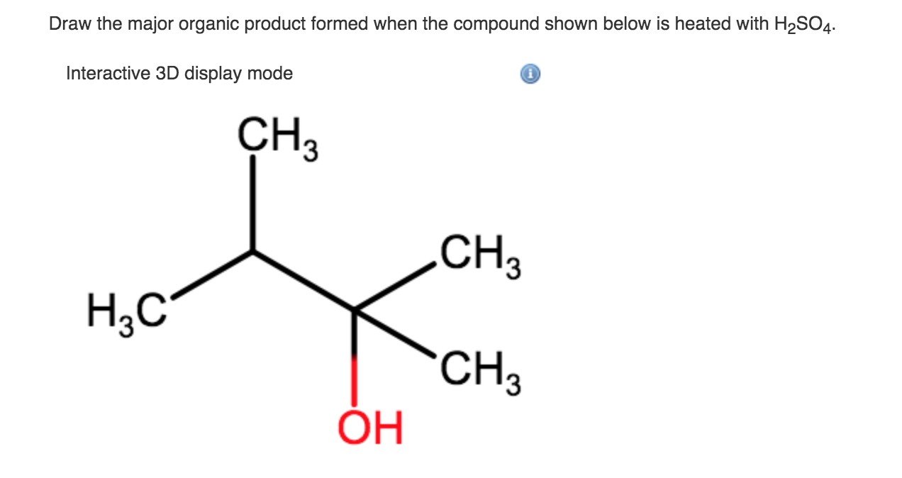 Solved Draw The Major Organic Product Formed When The | Chegg.com