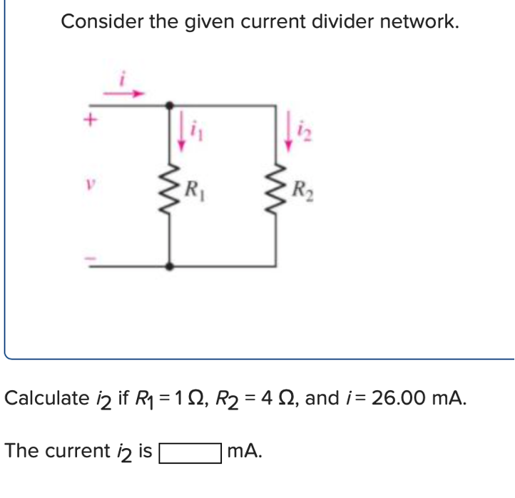 Solved Consider the following voltage divider network. | Chegg.com